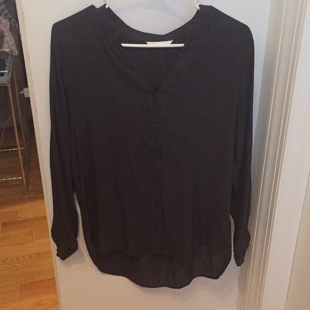 Navy blouse